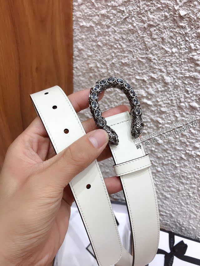 Gucci女士皮帶 古奇2020早秋系列 古奇經典雙G標識  jjp1061